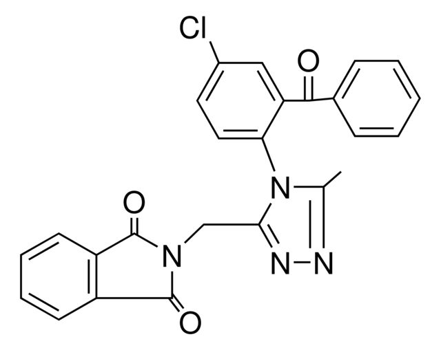 2-{[4-(2-Benzoyl-4-chlorophenyl)-5-methyl-4H-1,2,4-triazol-3-yl]methyl}-1H-isoindole-1,3(2H)-dione