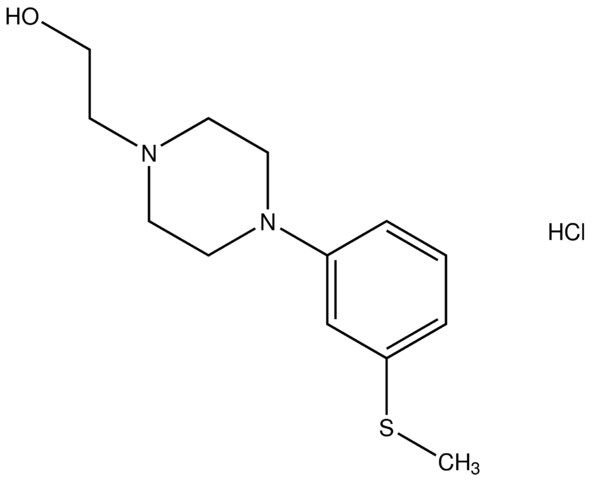 2-{4-[3-(methylsulfanyl)phenyl]-1-piperazinyl}ethanol hydrochloride