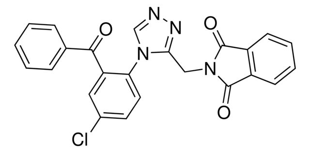 2-{[4-(2-Benzoyl-4-chlorophenyl)-4H-1,2,4-triazol-3-yl]methyl}-1H-isoindole-1,3(2H)-dione
