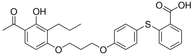 2-([4-[3-(4-ACETYL-3-HYDROXY-2-PROPYLPHENOXY)PROPOXY]PHENYL]SULFANYL)BENZOIC ACID