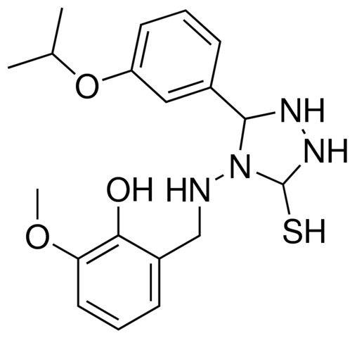 2-({[3-(3-ISOPROPOXYPHENYL)-5-SULFANYL-1,2,4-TRIAZOLIDIN-4-YL]AMINO}METHYL)-6-METHOXYPHENOL