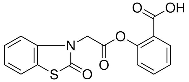 2-((2-OXO-BENZOTHIAZOL-3-YL)-ACETOXY)-BENZOIC ACID