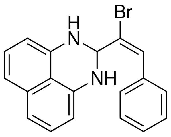 2-(1-BROMO-2-PHENYL-VINYL)-2,3-DIHYDRO-1H-PERIMIDINE