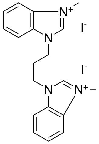 1-ME-3-(3-(1-ME-3H-BENZIMIDAZOL-1-IUM-3-YL)PR)-3H-BENZIMIDAZOL-1-IUM DIIODIDE