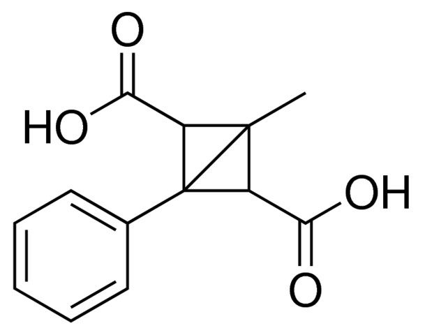 1-METHYL-3-PHENYL-BICYCLO(1.1.0)BUTANE-2,4-DICARBOXYLIC ACID