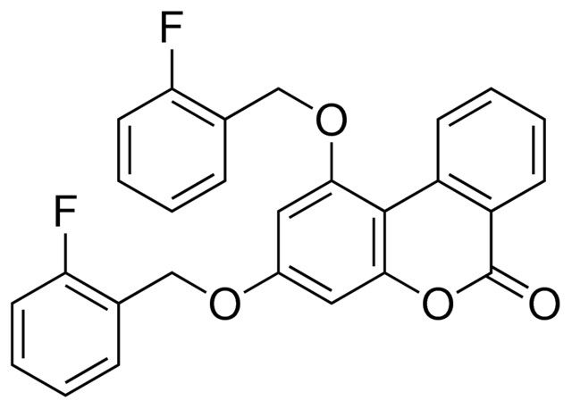 1,3-BIS-(2-FLUORO-BENZYLOXY)-BENZO(C)CHROMEN-6-ONE