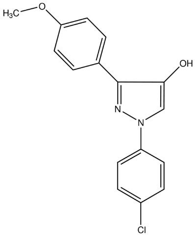 1-(4-Chlorophenyl)-3-(4-methoxyphenyl)-1<i>H</i>-pyrazol-4-ol