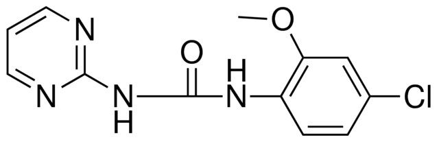 1-(4-CHLORO-2-METHOXYPHENYL)-3-(2-PYRIMIDINYL)UREA