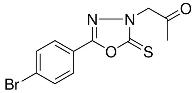 1-(5-(4-BROMOPHENYL)-2-THIOXO-1,3,4-OXADIAZOL-3(2H)-YL)ACETONE