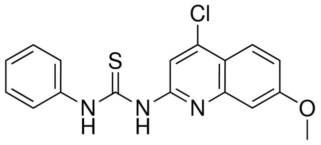 1-(4-CHLORO-7-METHOXY-2-QUINOLYL)-3-PHENYL-2-THIOUREA