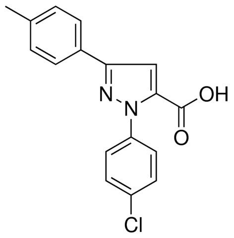 1-(4-CHLOROPHENYL)-3-(4-METHYLPHENYL)-1H-PYRAZOLE-5-CARBOXYLIC ACID