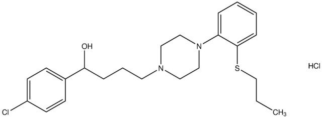 1-(4-chlorophenyl)-4-{4-[2-(propylsulfanyl)phenyl]-1-piperazinyl}-1-butanol hydrochloride