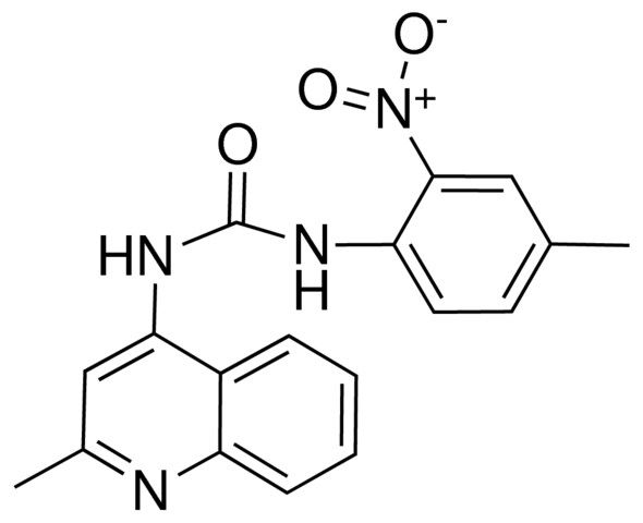 1-(4-METHYL-2-NITROPHENYL)-3-(2-METHYL-4-QUINOLYL)UREA