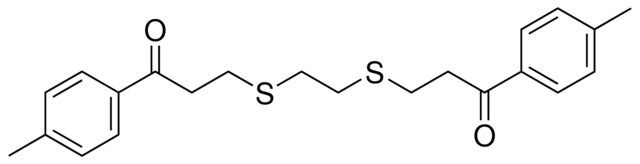 1-(4-METHYL-PH)-3-((2-((3-(4-METHYLPHENYL)-3-OXOPROPYL)THIO)ET)THIO)-1-PROPANONE