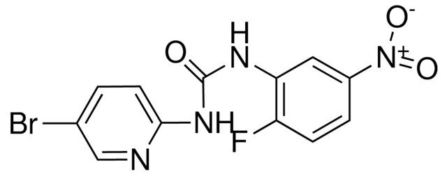 1-(5-BROMO-2-PYRIDYL)-3-(2-FLUORO-5-NITROPHENYL)UREA