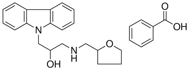 1-CARBAZOL-9-YL-3-((4H-FURAN-2-YLMETHYL)-AMINO)-PROPAN-2-OL, BENZOATE