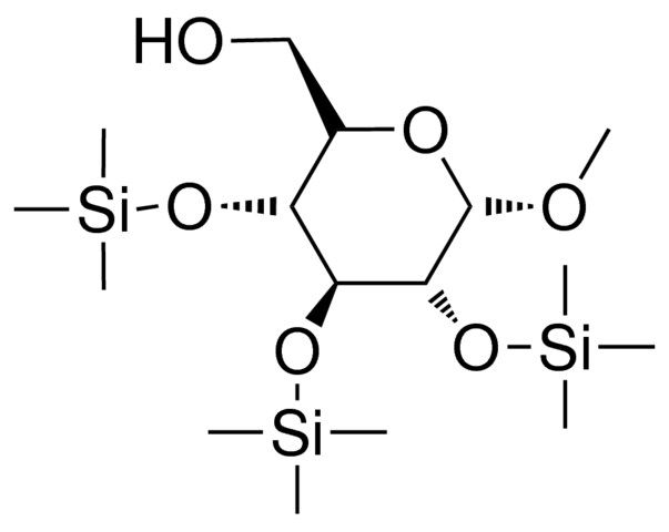 (6-METHOXY-3,4,5-TRIS-TRIMETHYLSILANYLOXY-TETRAHYDRO-PYRAN-2-YL)-METHANOL