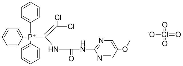 (DICHLORO-1-(3-(MEO-PYRIMIDIN-YL)-UREIDO)-VINYL)-TRI-PH-PHOSPHONIUM, PERCHLORATE