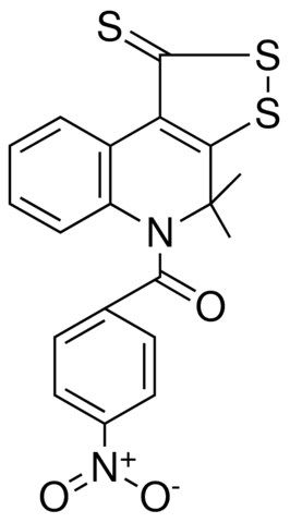 (DIMETHYL-THIOXO-DITHIA-AZA-CYCLOPENTA(A)NAPHTHALEN-5-YL)-(4-NITRO-PH)-METHANONE