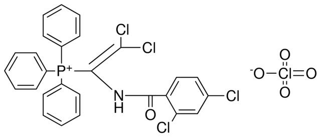 (DICHLORO-1-(DICHLORO-BENZOYLAMINO)-VINYL)-TRIPHENYL-PHOSPHONIUM, PERCHLORATE