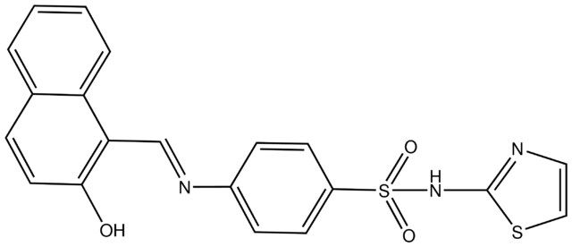 (<i>E</i>)-4-((2-Hydroxynaphthalen-1-yl)methyleneamino)-<i>N</i>-(thiazol-2-yl)benzenesulfonamide