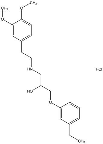 1-{[2-(3,4-dimethoxyphenyl)ethyl]amino}-3-(3-ethylphenoxy)-2-propanol hydrochloride