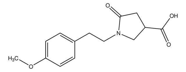 1-[2-(4-Methoxyphenyl)ethyl]-5-oxo-3-pyrrolidinecarboxylic acid