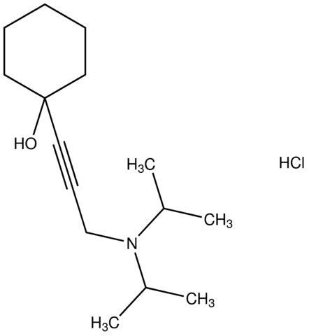 1-[3-(diisopropylamino)-1-propynyl]cyclohexanol hydrochloride