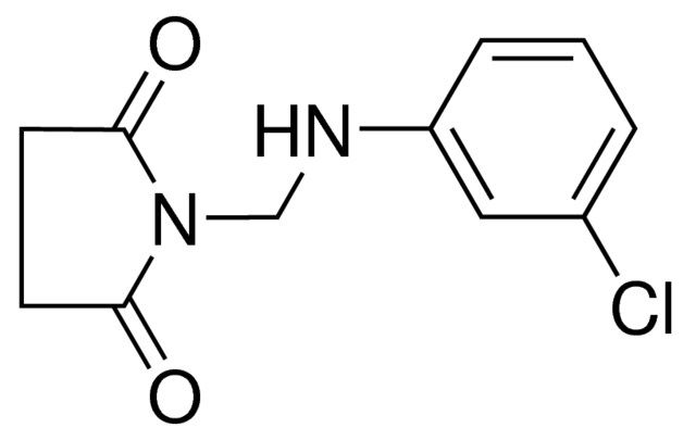 1-((3-CHLORO-PHENYLAMINO)-METHYL)-PYRROLIDINE-2,5-DIONE