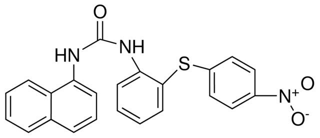 1-(1-NAPHTHYL)-3-(2-(4-NITROPHENYLTHIO)PHENYL)UREA