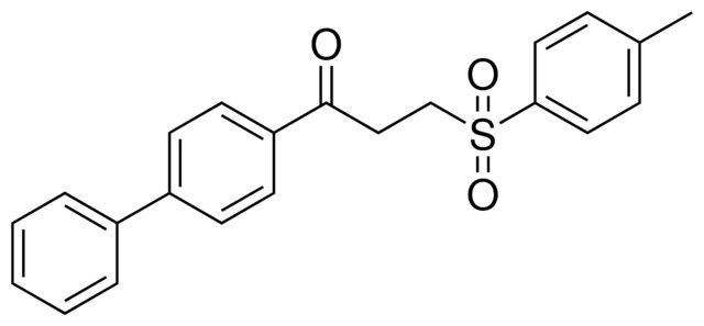 1-(1,1'-BIPHENYL)-4-YL-3-((4-METHYLPHENYL)SULFONYL)-1-PROPANONE