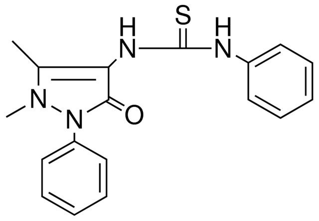1-(1,5-DIMETHYL-3-OXO-2-PHENYL-2,3-DIHYDRO-1H-PYRAZOL-4-YL)-3-PHENYL-THIOUREA
