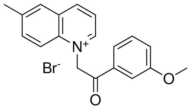 1-(2-(3-METHOXYPHENYL)-2-OXOETHYL)-6-METHYLQUINOLINIUM BROMIDE