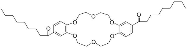 1-(13-NONANOYL-OCTAHYDRO-HEXAOXA-DIBENZO(A,J)CYCLOOCTADECEN-2-YL)-NONAN-1-ONE