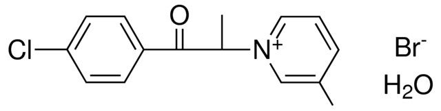 1-(2-(4-CHLORO-PH)-1-METHYL-2-OXO-ETHYL)-3-METHYL-PYRIDINIUM, BROMIDE HYDRATE