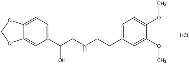 1-(1,3-benzodioxol-5-yl)-2-{[2-(3,4-dimethoxyphenyl)ethyl]amino}ethanol hydrochloride
