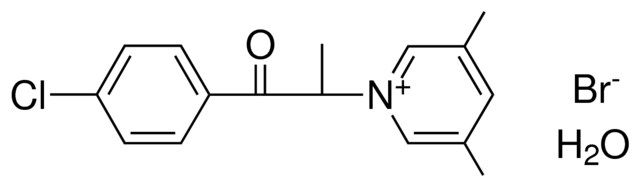 1-(2-(4-CHLORO-PH)-1-ME-2-OXO-ETHYL)-3,5-DIMETHYL)-PYRIDINIUM, BROMIDE HYDRATE