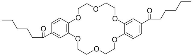1-(13-HEXANOYL-OCTAHYDRO-HEXAOXA-DIBENZO(A,J)CYCLOOCTADECEN-2-YL)-HEXAN-1-ONE