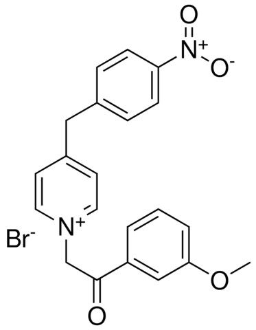 1-(2-(3-METHOXYPHENYL)-2-OXOETHYL)-4-(4-NITROBENZYL)PYRIDINIUM BROMIDE