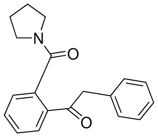 1-(2-(BENZYLCARBONYL)BENZOYL)PYRROLIDINE