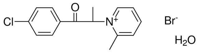 1-(2-(4-CHLORO-PH)-1-METHYL-2-OXO-ETHYL)-2-METHYL-PYRIDINIUM, BROMIDE HYDRATE