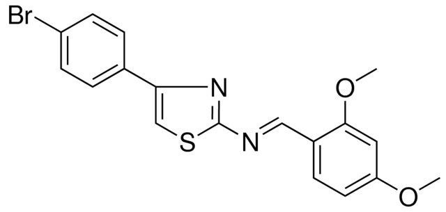 (4-(4-BROMO-PHENYL)-THIAZOL-2-YL)-(2,4-DIMETHOXY-BENZYLIDENE)-AMINE