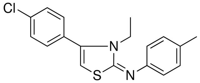 (4-(4-CHLORO-PHENYL)-3-ETHYL-3H-THIAZOL-2-YLIDENE)-P-TOLYL-AMINE