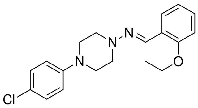 (4-(4-CHLORO-PHENYL)-PIPERAZIN-1-YL)-(2-ETHOXY-BENZYLIDENE)-AMINE