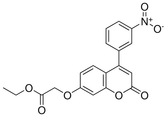 (4-(3-NITRO-PHENYL)-2-OXO-2H-CHROMEN-7-YLOXY)-ACETIC ACID ETHYL ESTER