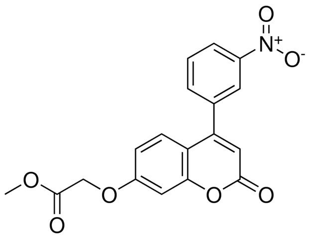 (4-(3-NITRO-PHENYL)-2-OXO-2H-CHROMEN-7-YLOXY)-ACETIC ACID METHYL ESTER
