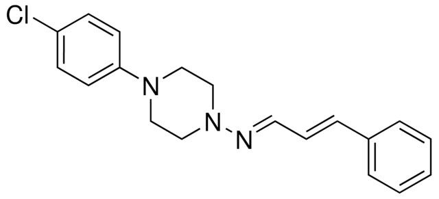 (4-(4-CHLORO-PHENYL)-PIPERAZIN-1-YL)-(3-PHENYL-ALLYLIDENE)-AMINE