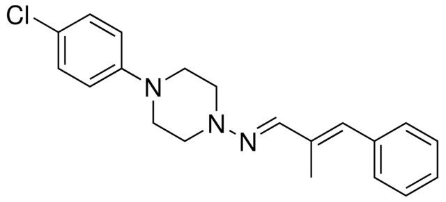 (4-(4-CHLORO-PHENYL)-PIPERAZIN-1-YL)-(2-METHYL-3-PHENYL-ALLYLIDENE)-AMINE