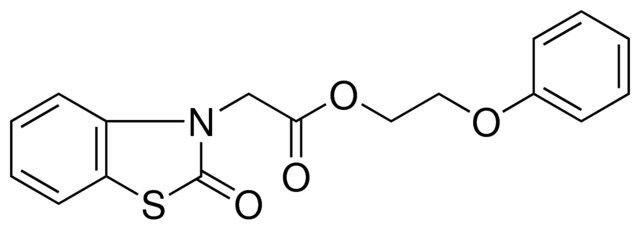 (2-OXO-BENZOTHIAZOL-3-YL)-ACETIC ACID 2-PHENOXY-ETHYL ESTER