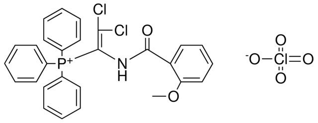 (2,2-DICHLORO-1-(2-MEO-BENZOYLAMINO)-VINYL)-TRIPHENYL-PHOSPHONIUM, PERCHLORATE